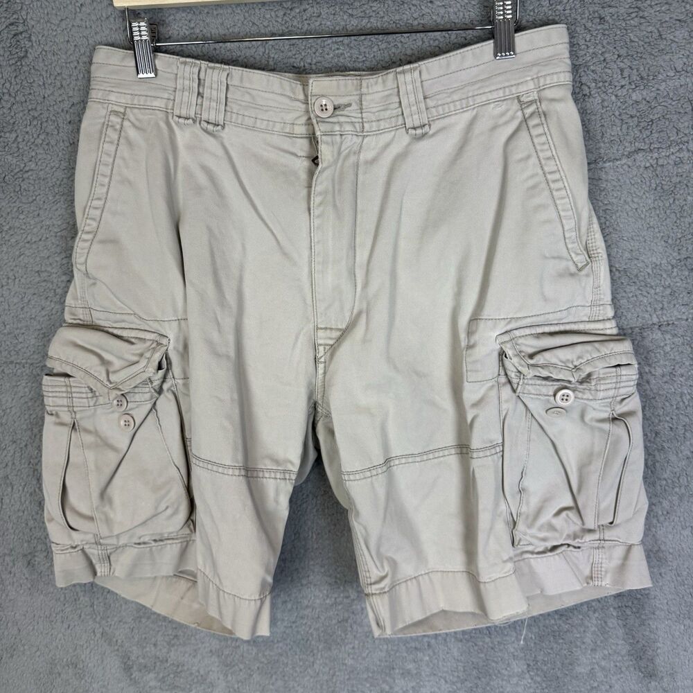 Polo Ralph Lauren Cargo Shorts Mens 32 (Tag 36) Beige Classic Military Casual